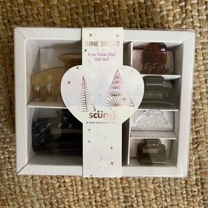 Scunci by Conair 6pc Claw Clip Gift Set